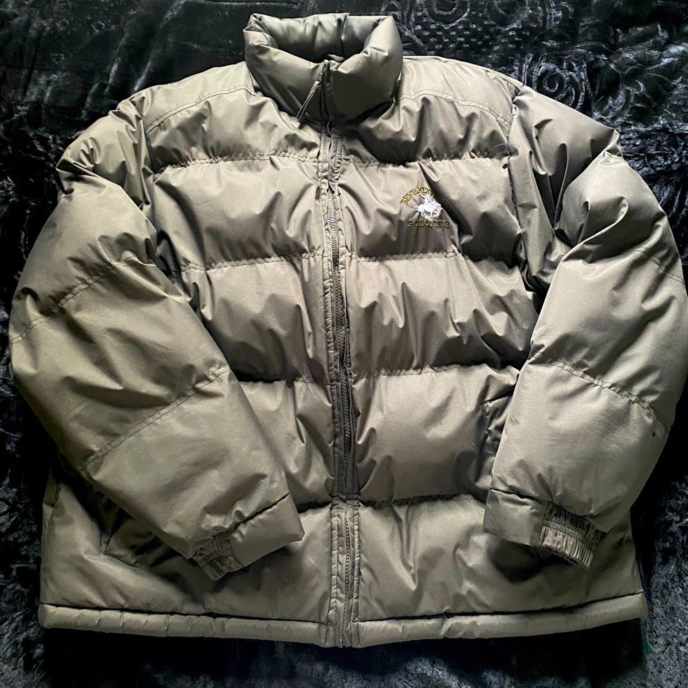 Green Beverly Hills Polo Club Puffer